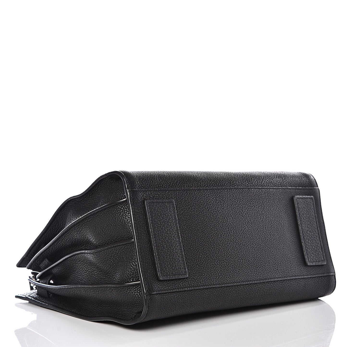 Grained Calfskin Small Supple Sac De Jour Black