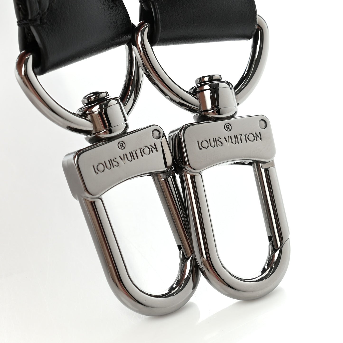 Nylon Jacquard Sporty Bandouliere Shoulder Strap Black