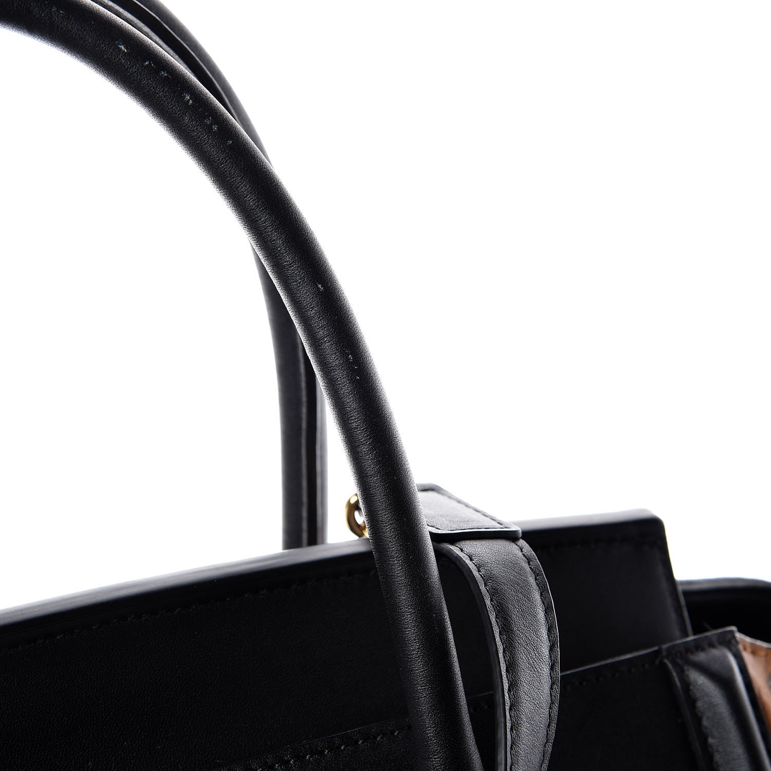 MCM Calfskin Visetos Medium Kathy Tote Black 20 of 21