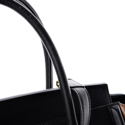 MCM Calfskin Visetos Medium Kathy Tote Black 20 of 21