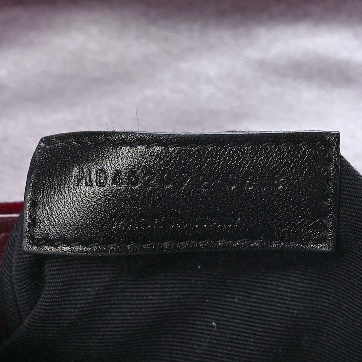 Saint Laurent Velvet Y Quilted Monogram Toy Loulou Crossbody Bag French Burgundy 7 of 9