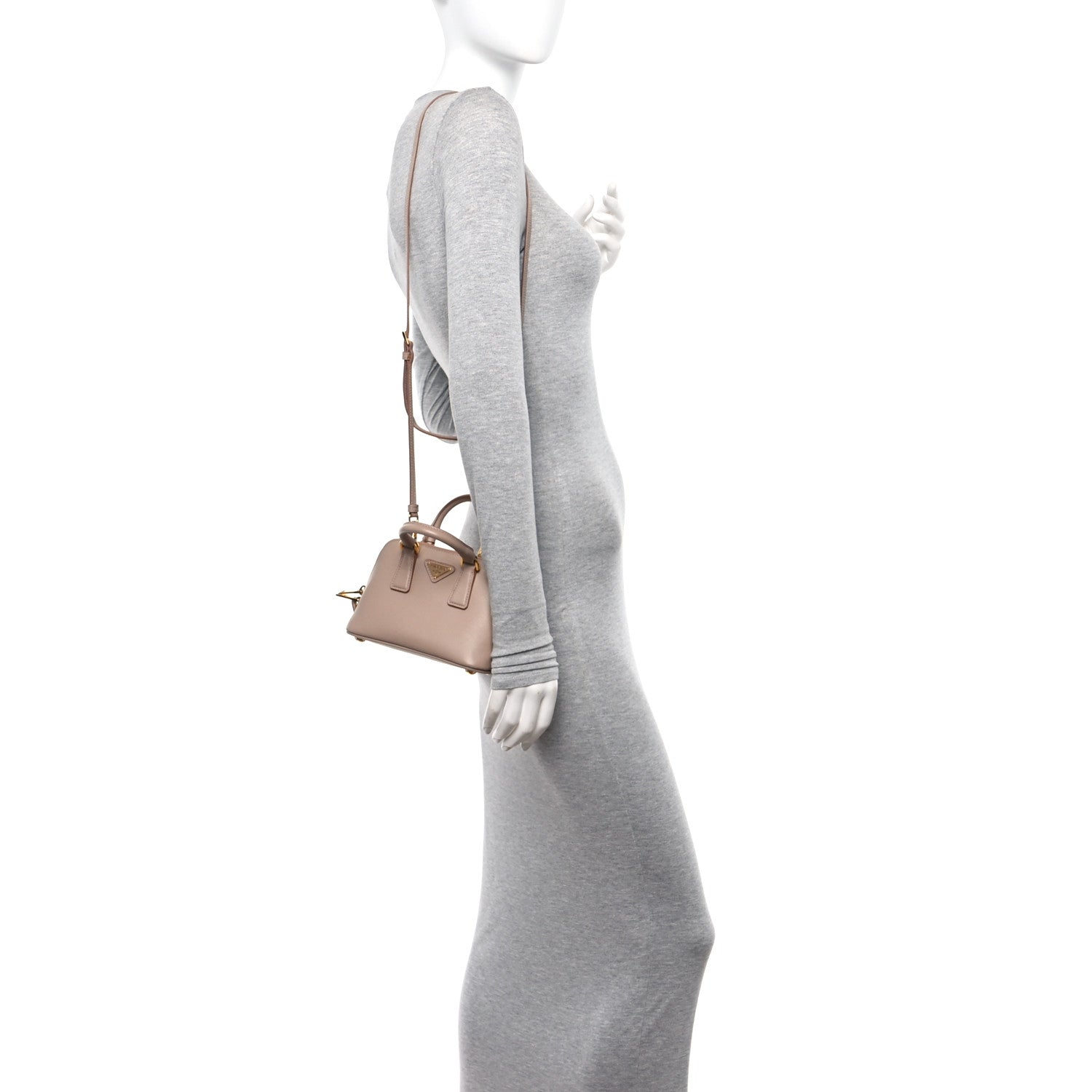 Prada Saffiano Lux Mini Promenade Tote Cammeo 2 of 9
