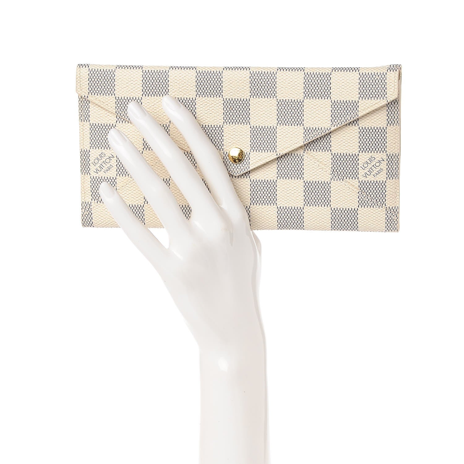 Louis Vuitton Damier Azur Long Origami Wallet 2 of 7