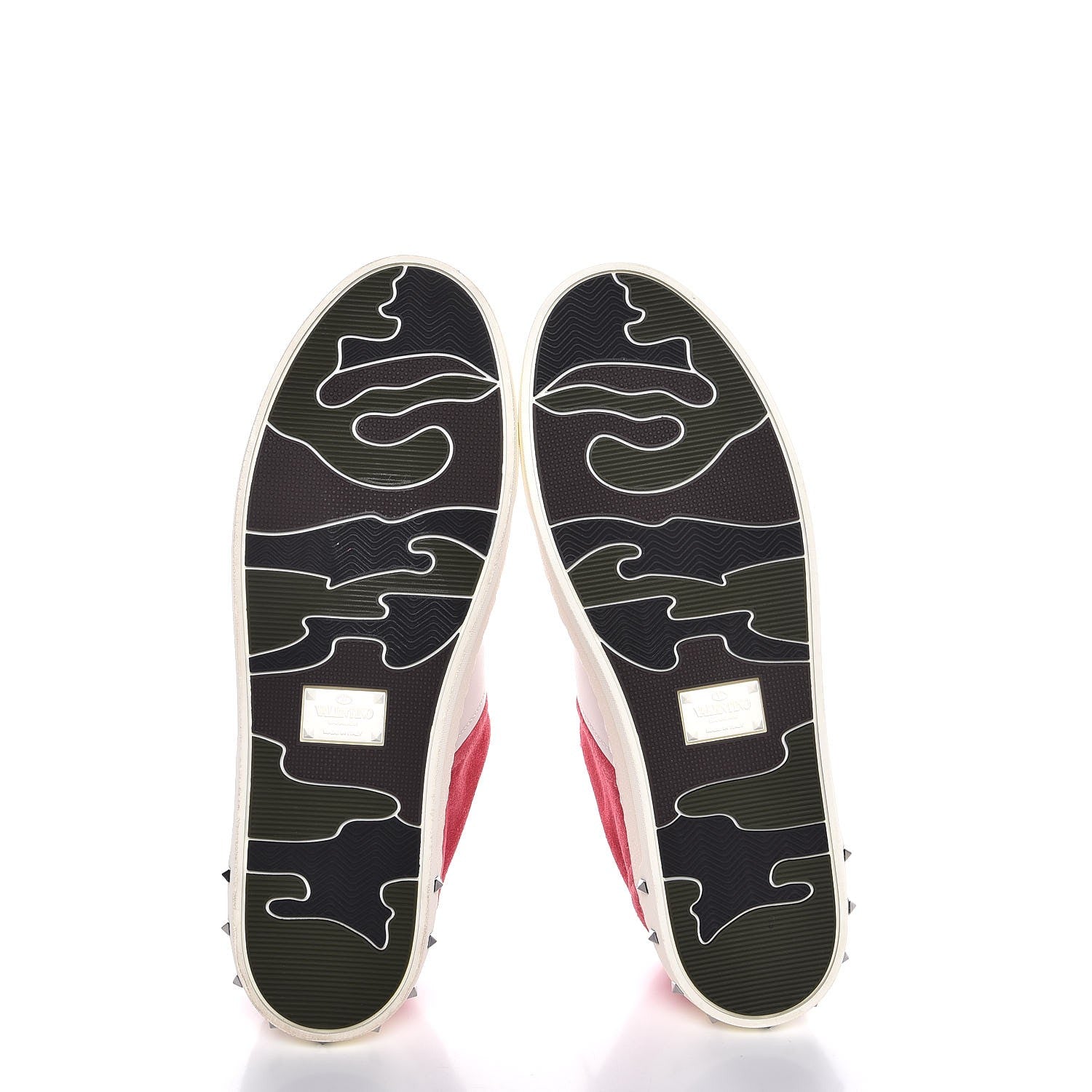 Valentino Garavani Suede Womens Flycrew Sneakers 39 Shadow Pink Optic White 5 of 8