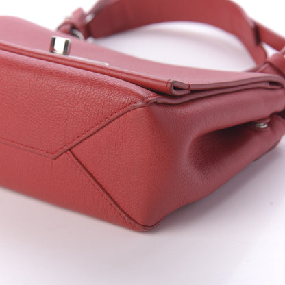 Louis Vuitton Calfskin Lockme II Chain Bag BB Rubis 7 of 10