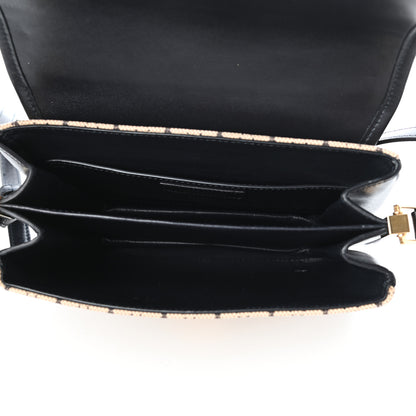 Saint Laurent Canvas Small Le Monogramme Satchel Beige Black 5 of 19