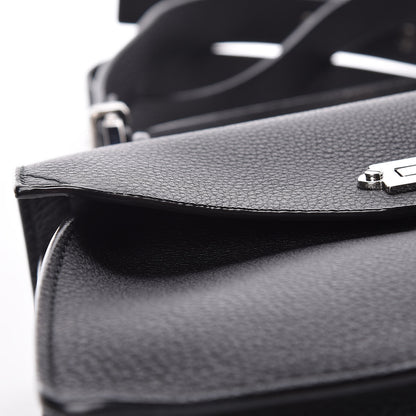 Proenza Schouler Pebbled Calfskin Small Hava Top Handle Bag Black 10 of 11