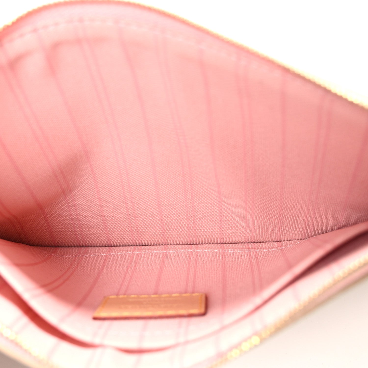 Louis Vuitton Damier Azur Neverfull MM GM Pochette Rose Ballerine 5 of 7