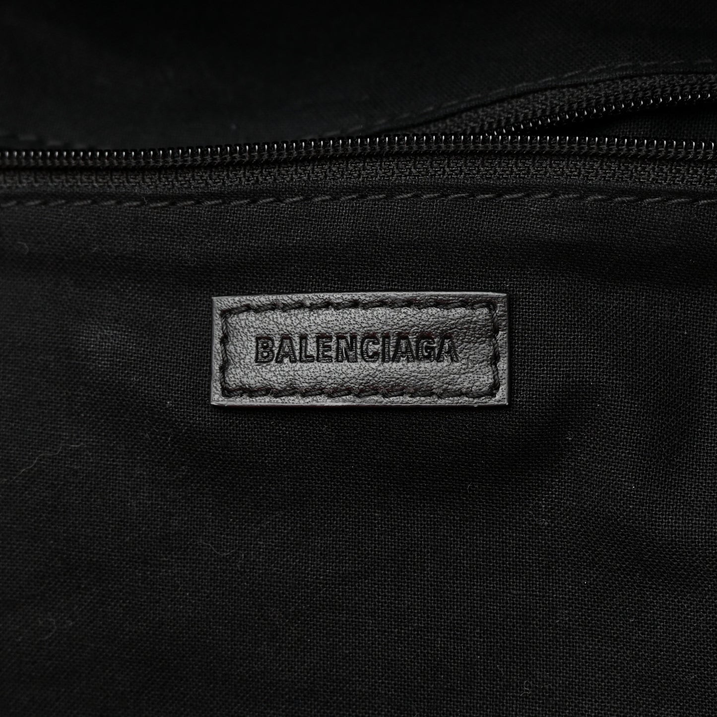 Grained Calfskin Small Explorer Backpack Black