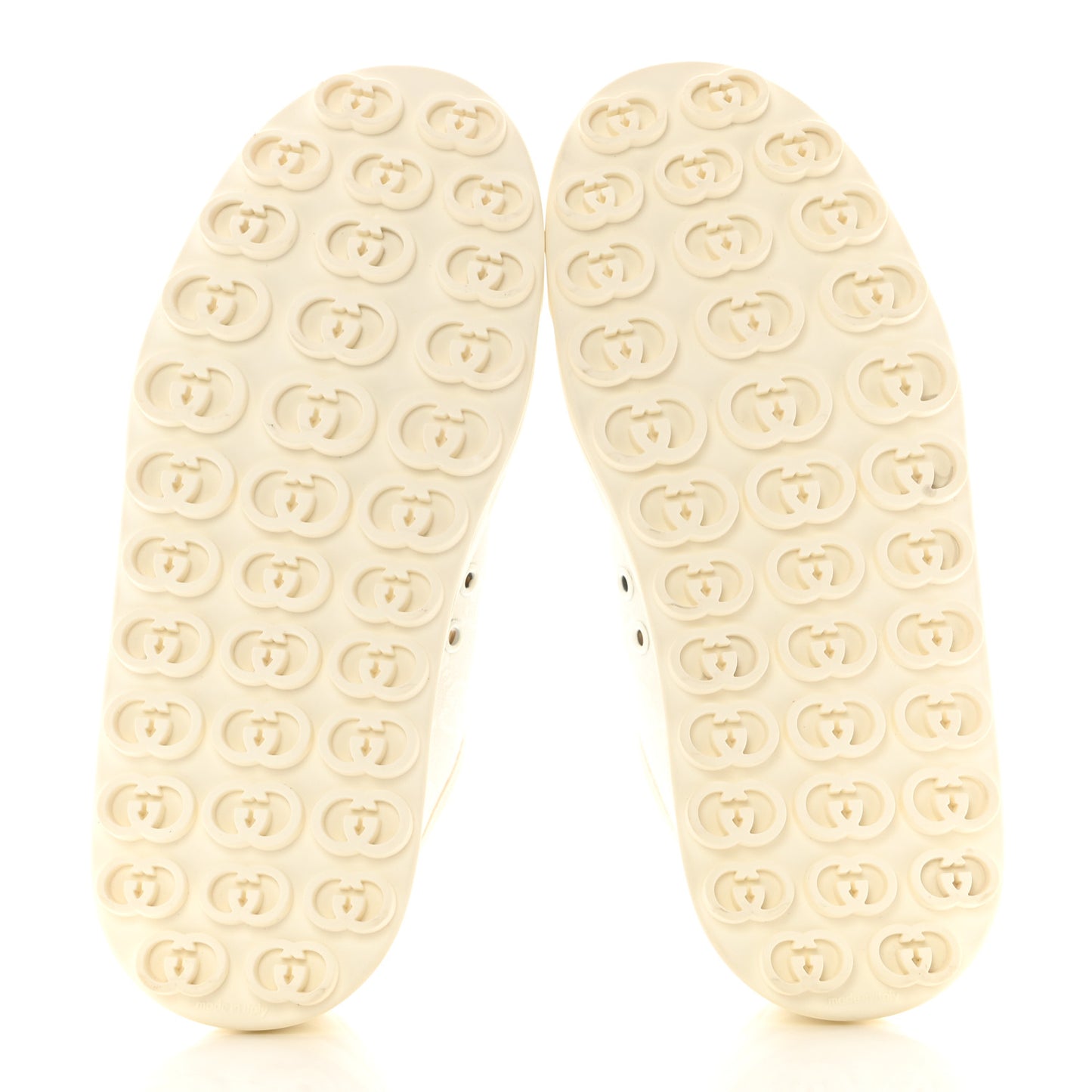 GG Monogram Womens 1977 Tennis Platform 52mm Sneakers 37 Great White Mystic White