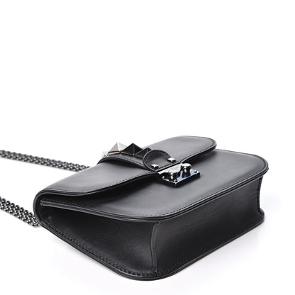 Valentino Garavani Vitello Small Glam Lock Rockstud Flap Black 3 of 8