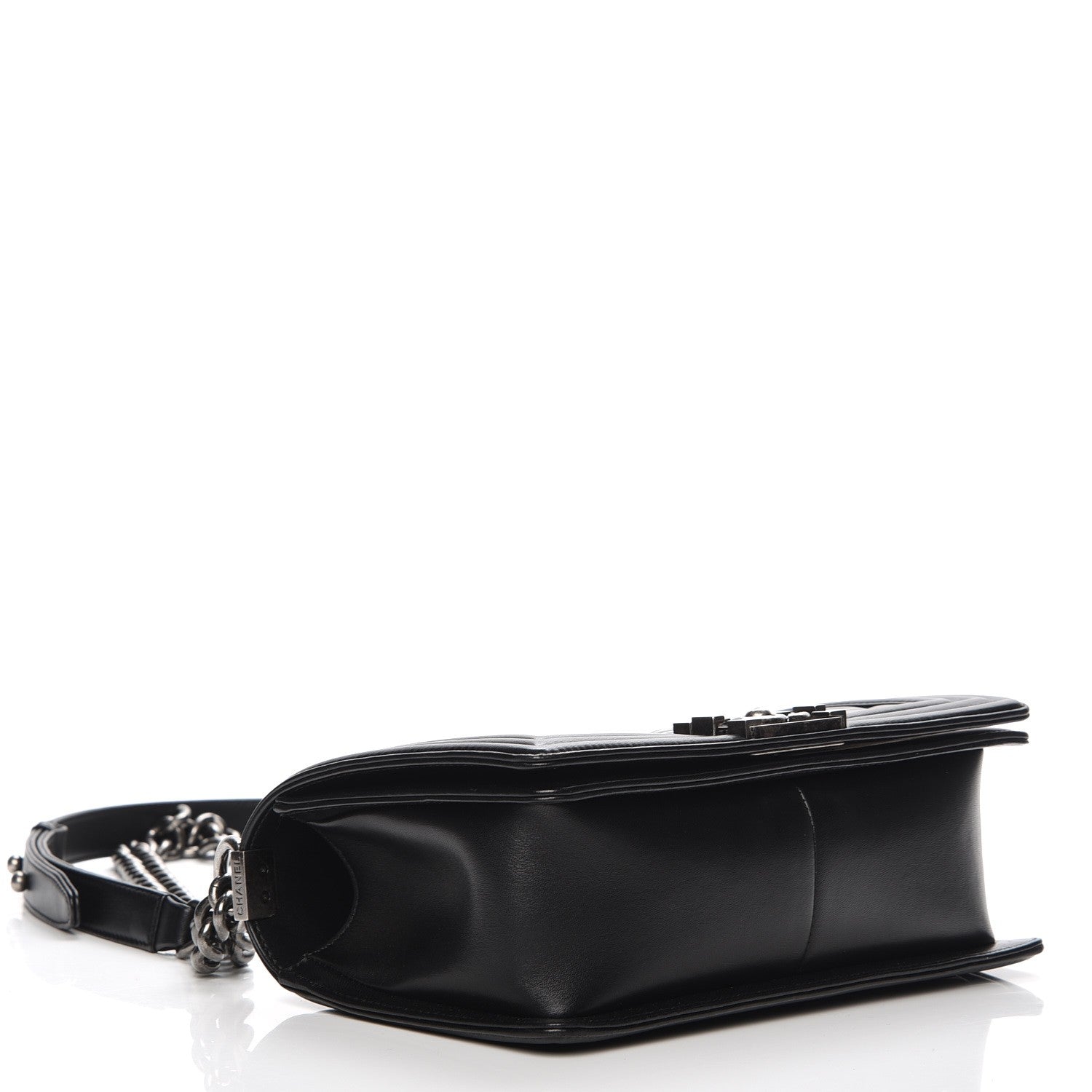 Chanel Lambskin Quilted Medium Boy Flap Black 4 of 8