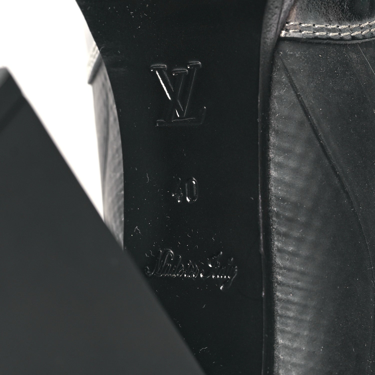 Louis Vuitton Metallic Calfskin Technical Fabric Digital Gate Ankle Boots 40 Black Silver Multicolor 7 of 8