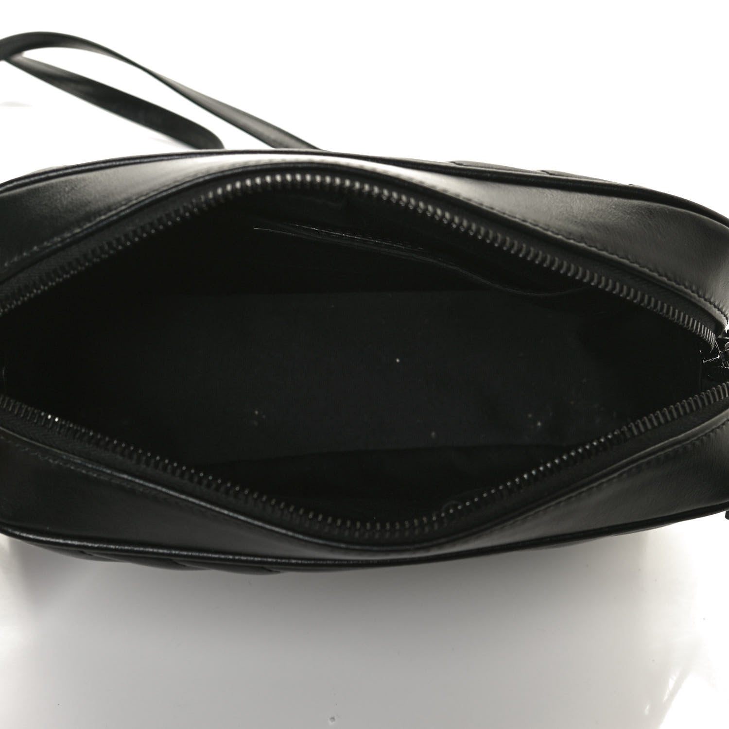 Saint Laurent Calfskin Matelasse Monogram Lou Camera Bag Black 5 of 11