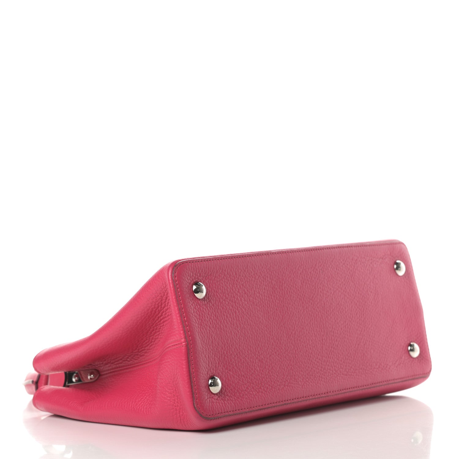 Louis Vuitton Taurillon Capucines MM Fuchsia 4 of 12