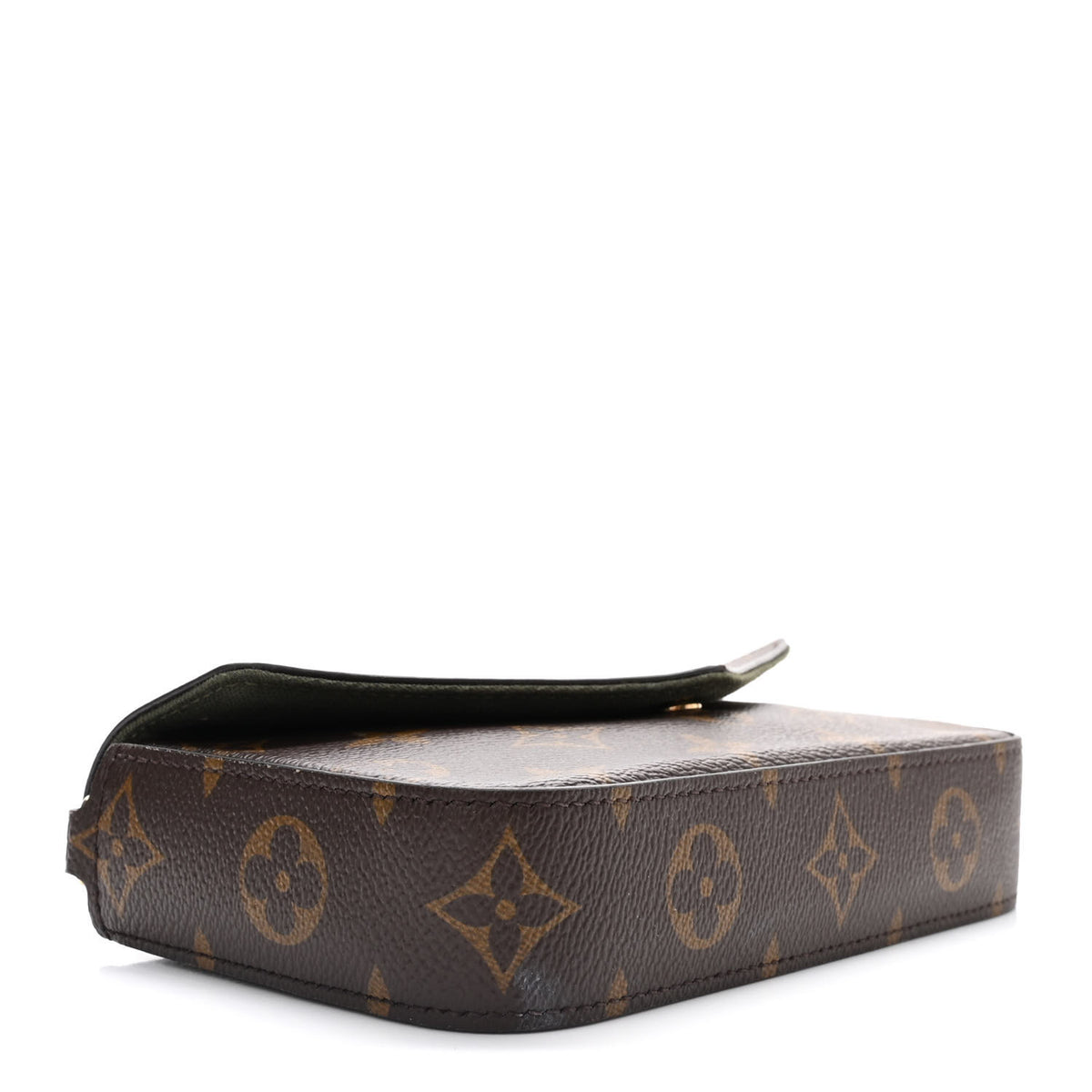 Monogram Felicie Strap & Go Kaki