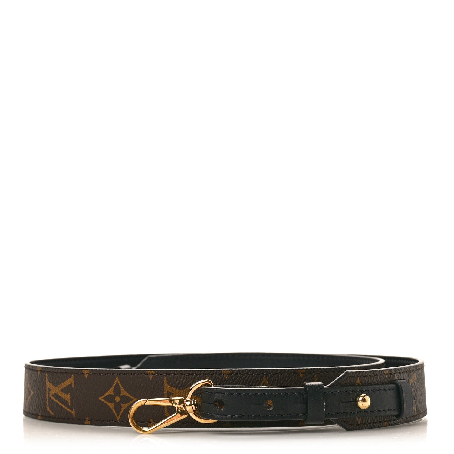 Louis Vuitton Monogram Bandouliere Shoulder Strap XL Black 1 of 3