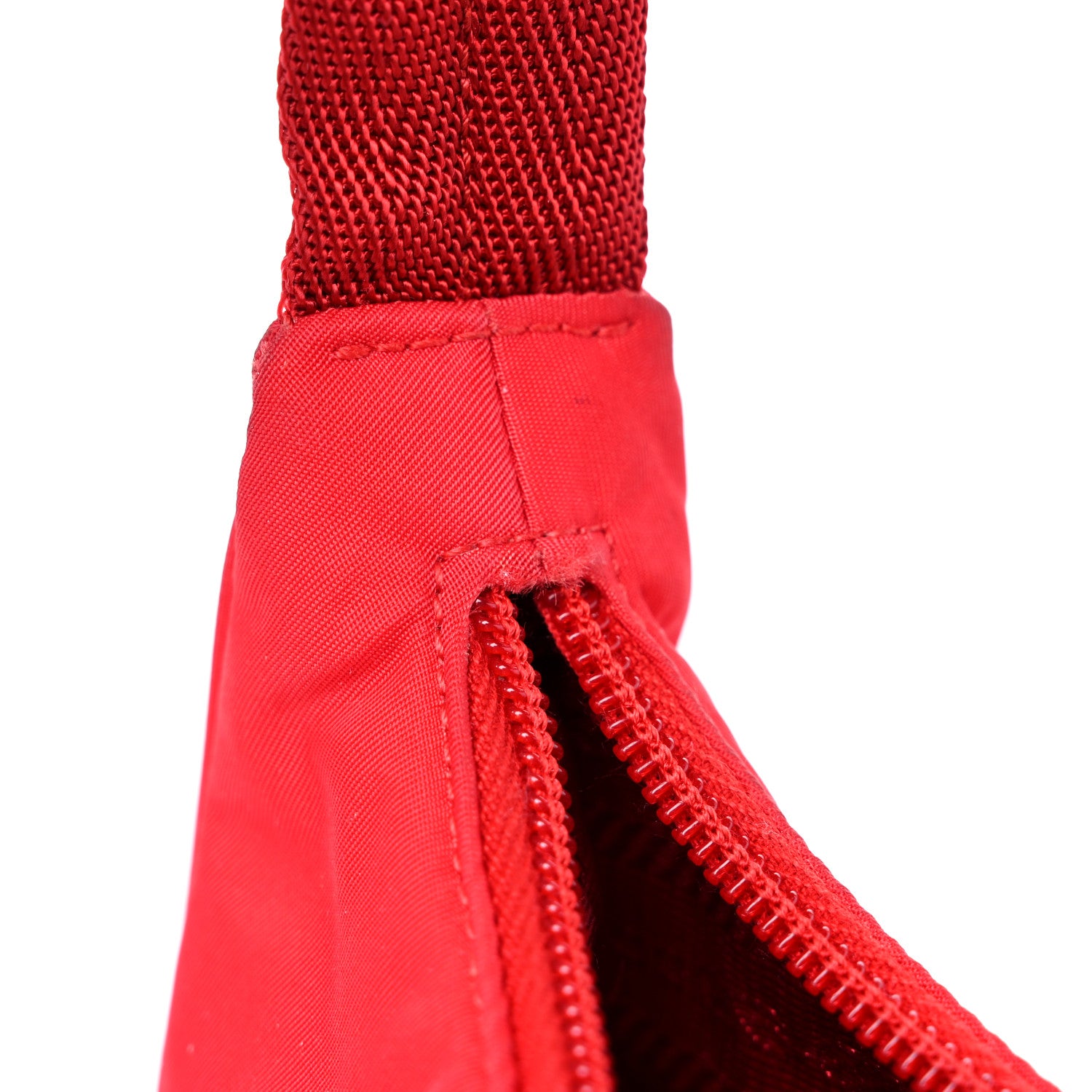 Prada Tessuto Nylon Mini Re-Edition 2000 Bag Rosso 13 of 14