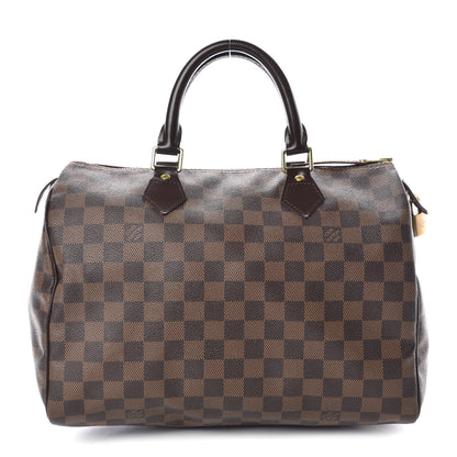 Louis Vuitton Damier Ebene Speedy 30 1 of 9