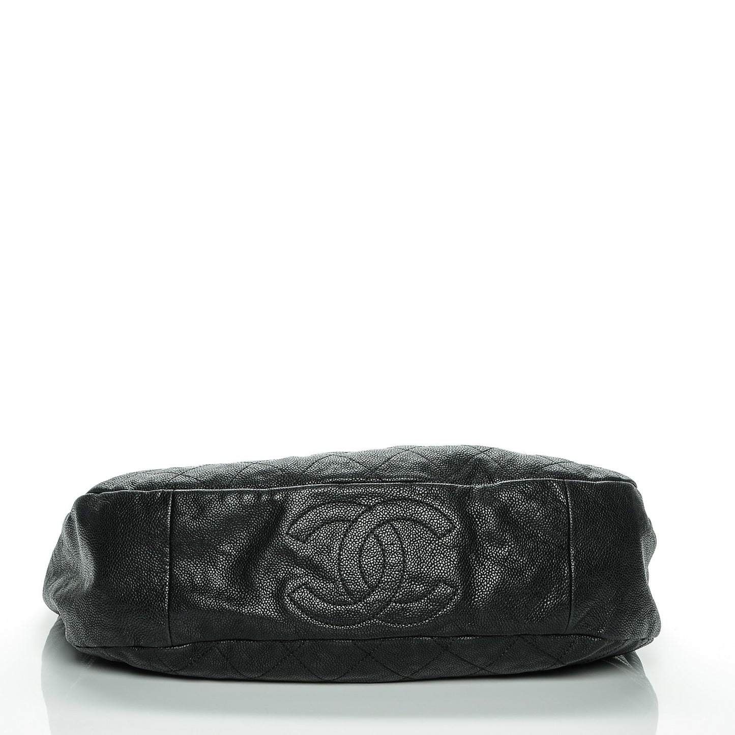 Caviar Quilted Simply CC Hobo Black