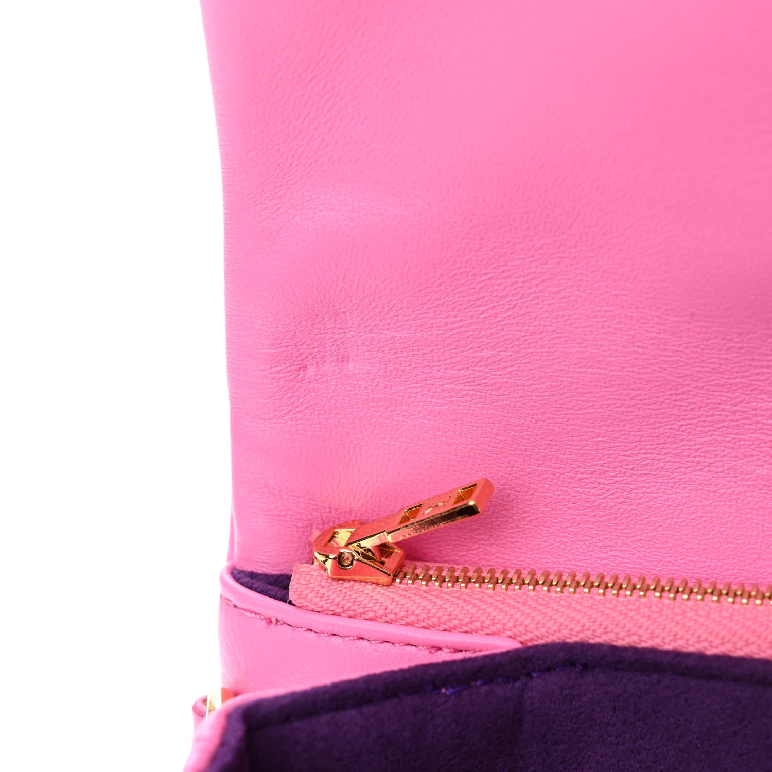 Louis Vuitton Lambskin Embossed Monogram Vuittamins Pochette Coussin Rose Violet 11 of 11