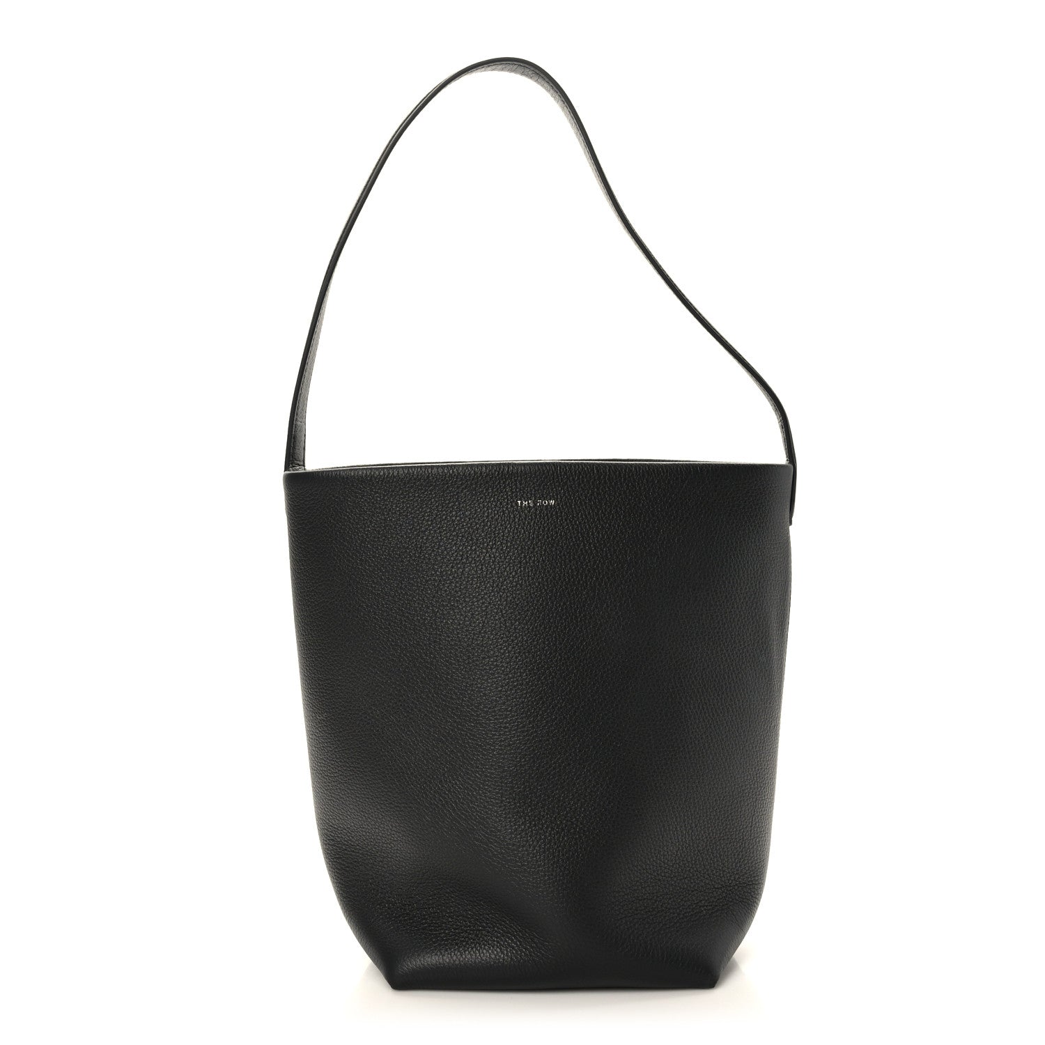 The Row Grained Calfskin Medium N/S Park Tote Black 1 of 10
