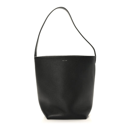 The Row Grained Calfskin Medium N/S Park Tote Black 1 of 10
