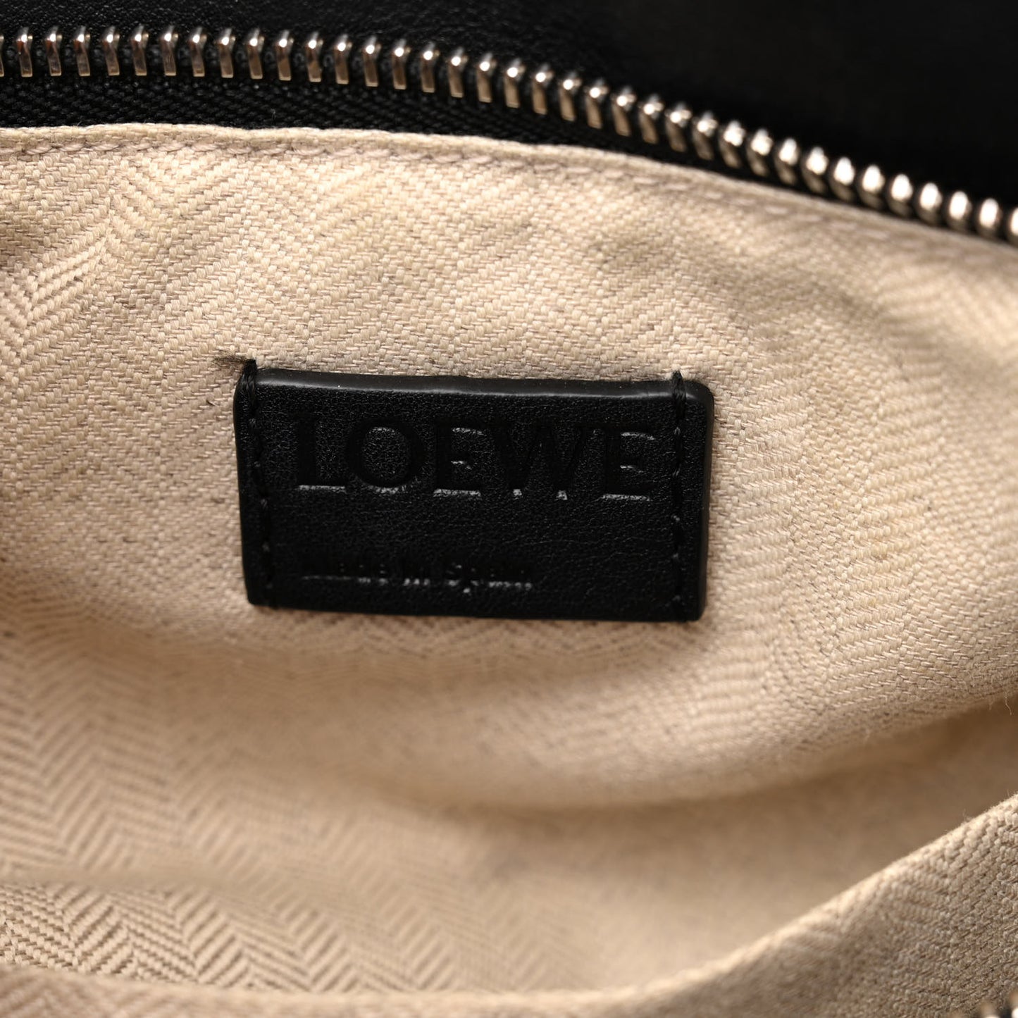 Calfskin Medium Puzzle Bag Black