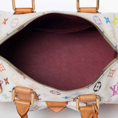 Louis Vuitton Monogram Multicolor Speedy 30 White 10 of 10