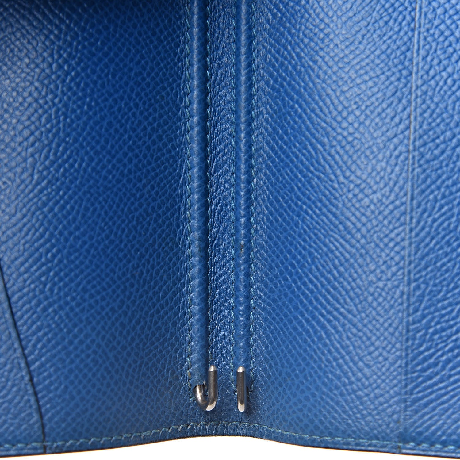 Hermes Courchevel Globe Trotter Agenda Cover PM Bleu 9 of 9