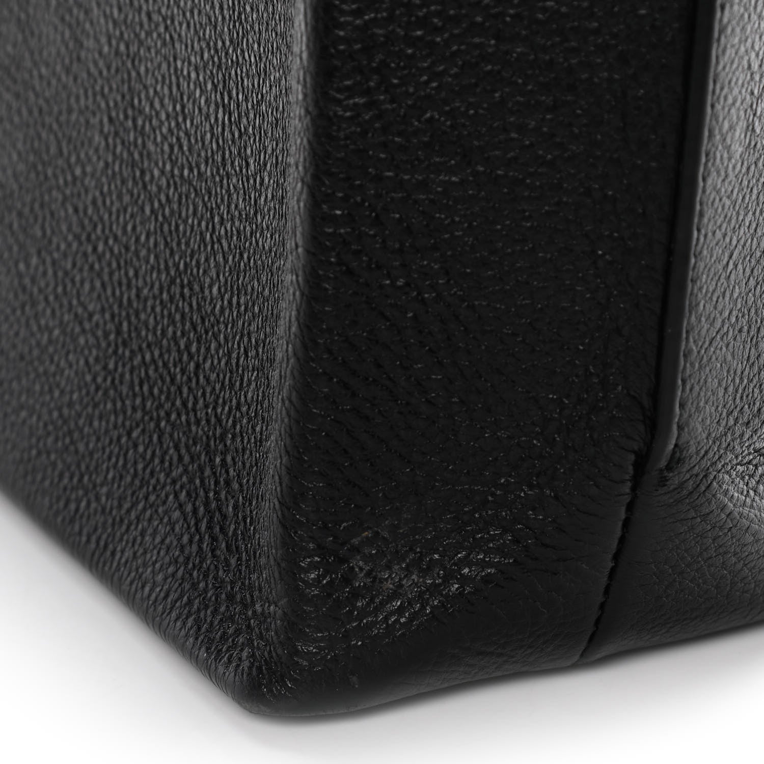 Balenciaga Calfskin Logo Small Shopping Black 11 of 14