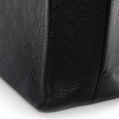 Balenciaga Calfskin Logo Small Shopping Black 11 of 14