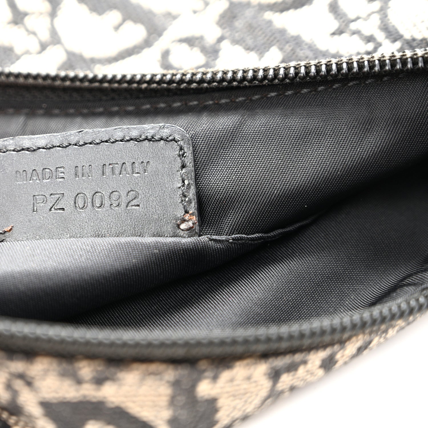 Christian Dior Monogram Shoulder Bag Pochette Black 7 of 13