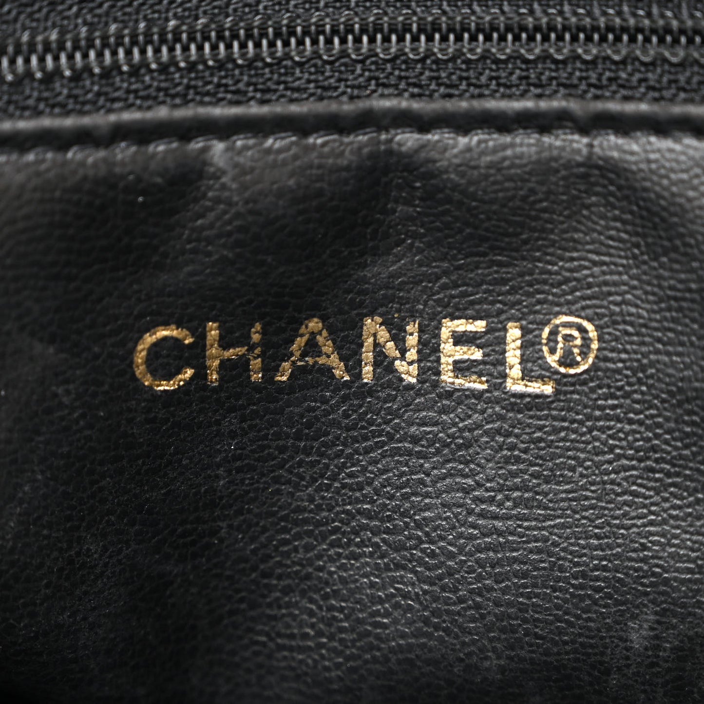 Caviar Large CC Shoulder Bag Black