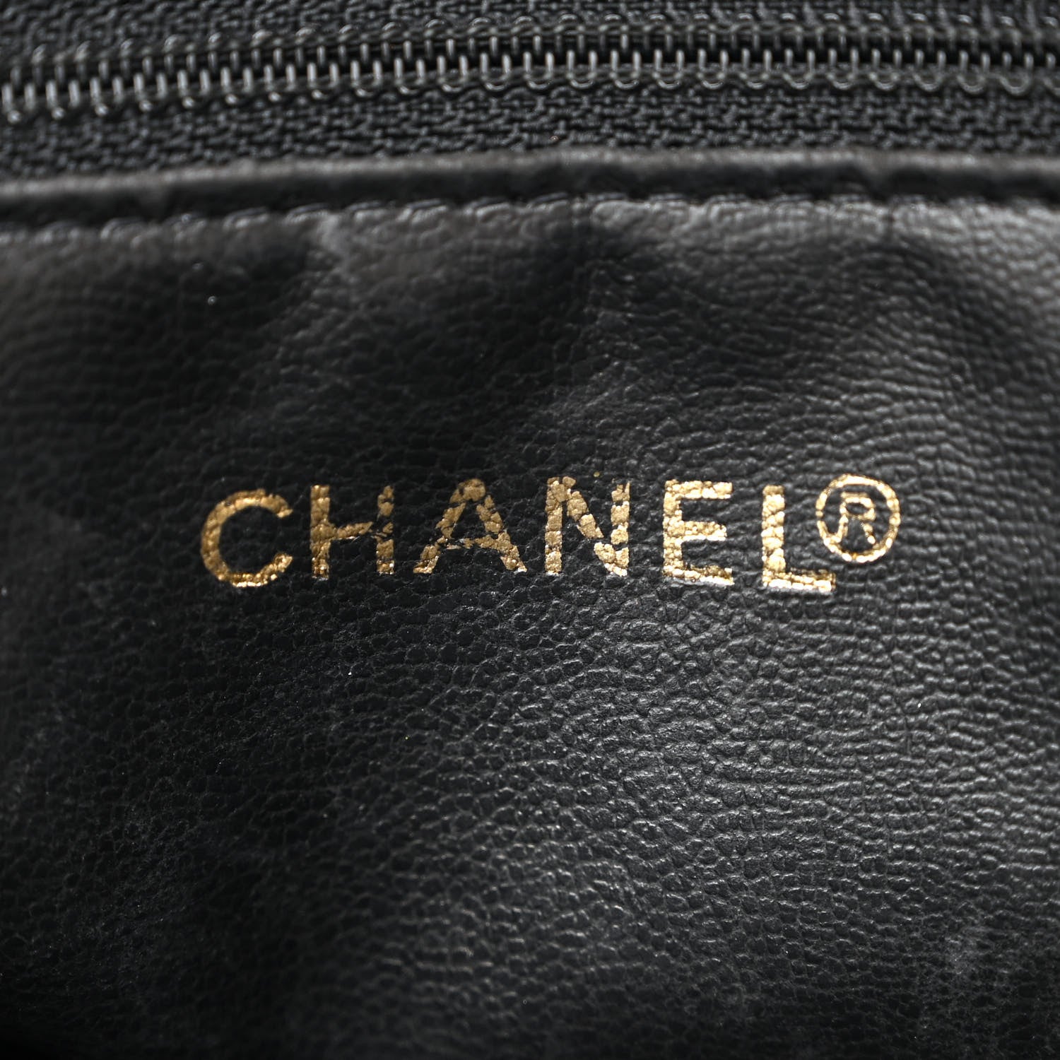 Chanel Caviar Large CC Shoulder Bag Black 10 of 17