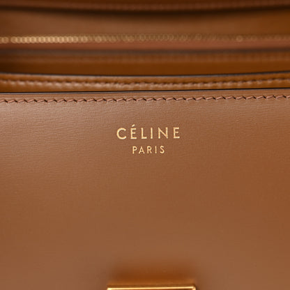Celine Box Calfskin Medium Classic Box Flap Bag Camel 7 of 14