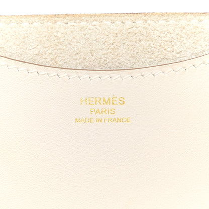 Hermes Taurillon Clemence Swift In-The-Loop 18 Bag Gris Pale 6 of 12