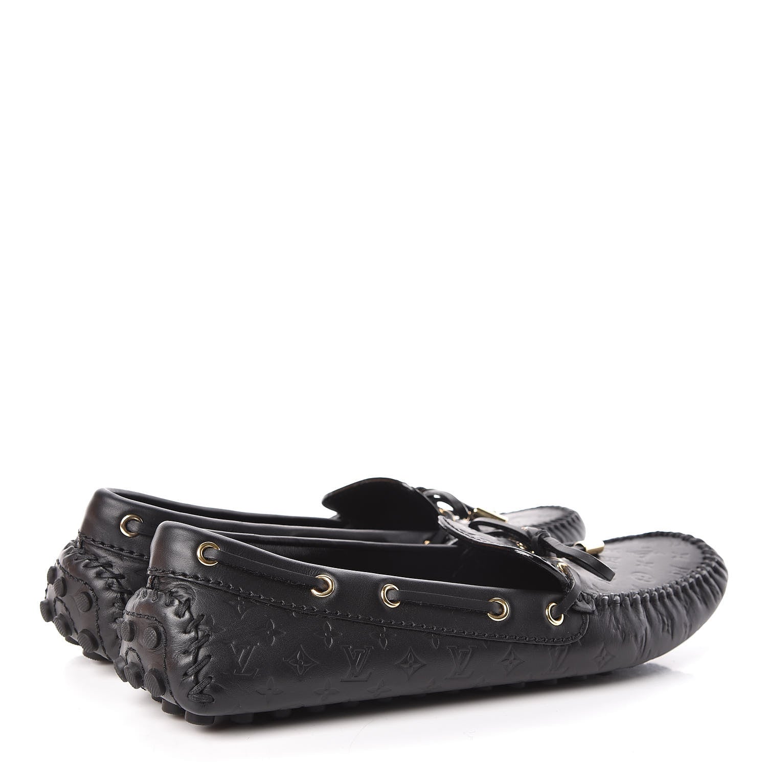 Louis Vuitton Empreinte Gloria Loafers 38 Black 4 of 9