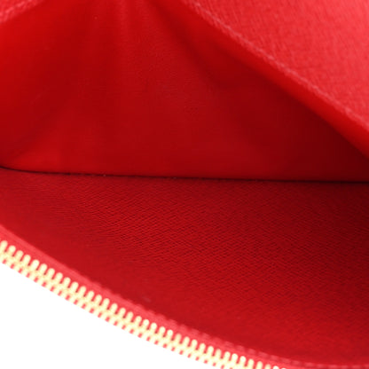 Louis Vuitton Damier Ebene Insolite Wallet Red 8 of 21