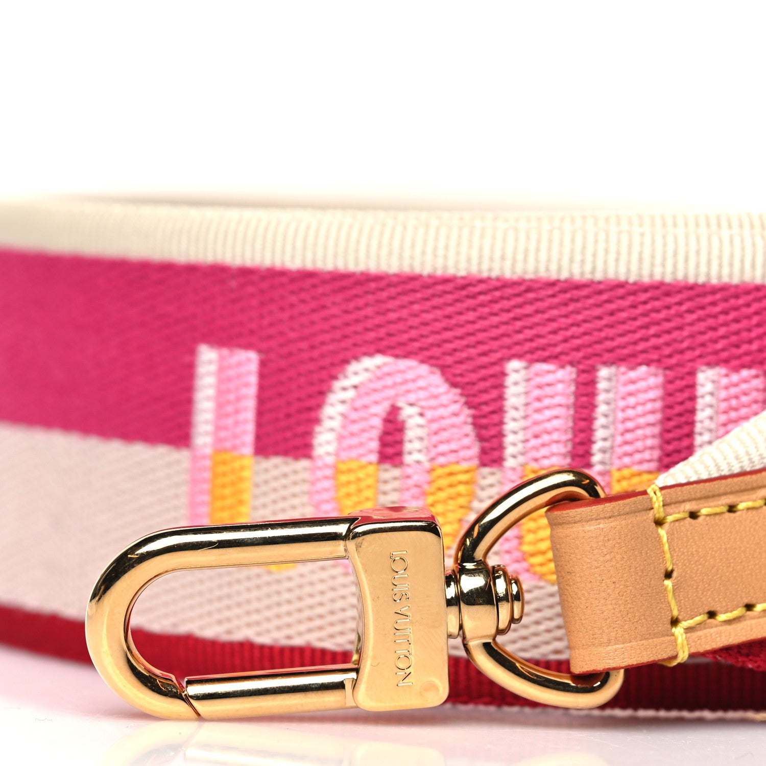 Louis Vuitton Jacquard Speedy Bandouliere 20 Shoulder Strap Fuchsia 2 of 4