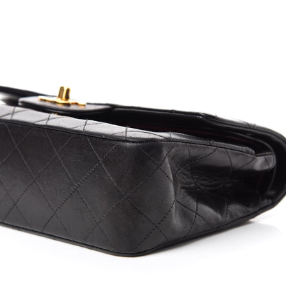 Chanel Lambskin Quilted Small Double Flap Black 7 of 14