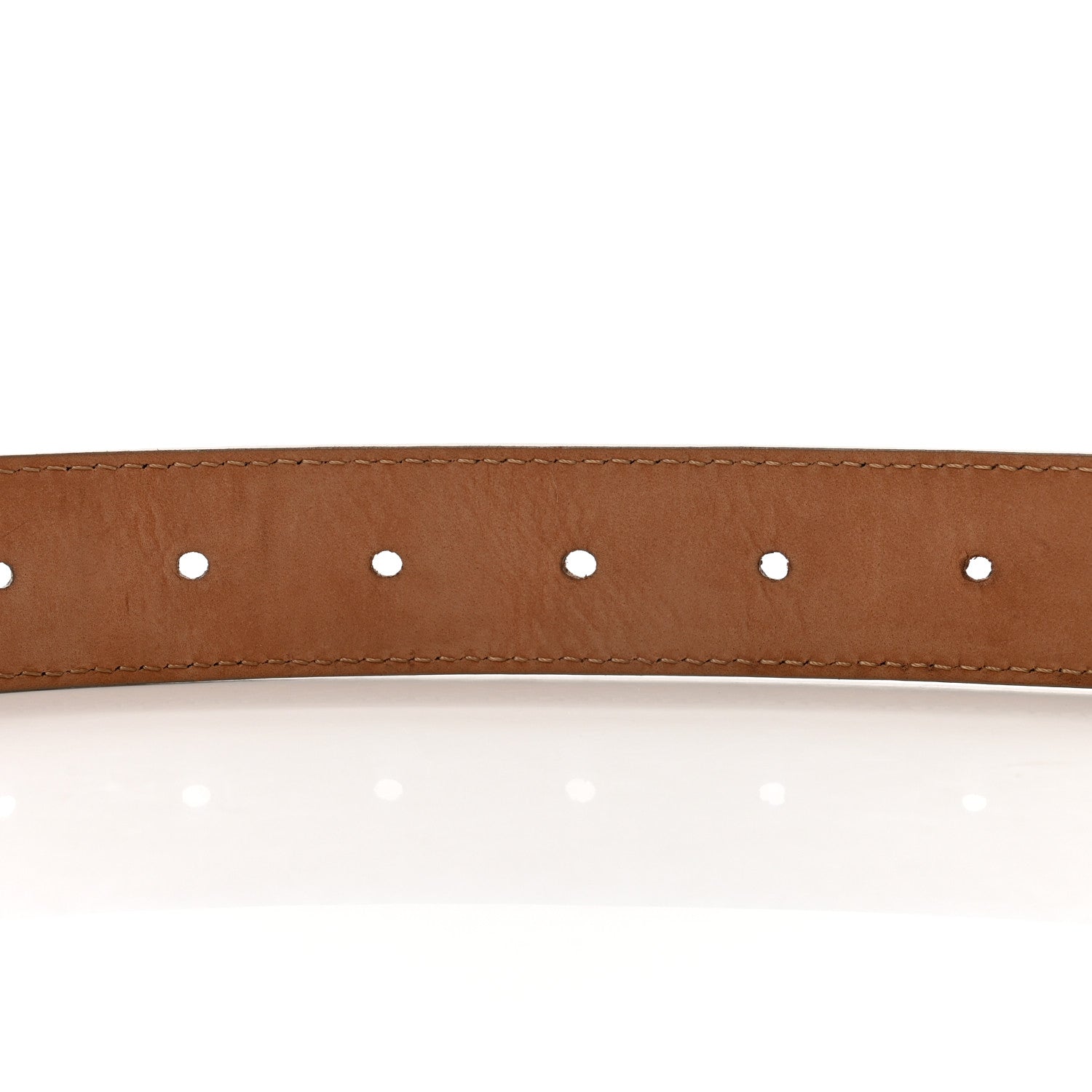 Fendi Vitello Dolce Belt 80 32 Tortora 5 of 6