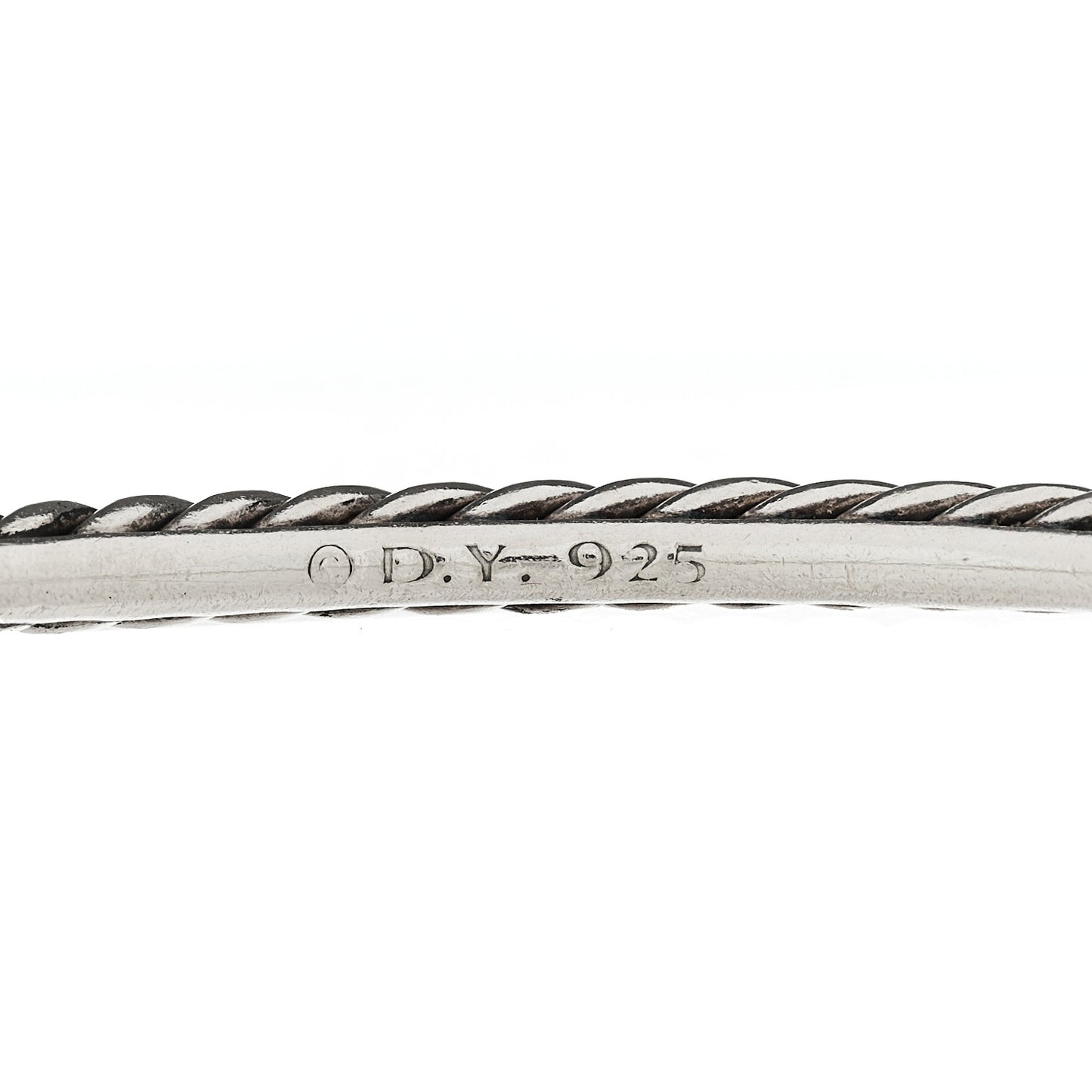 Sterling Silver 3.5mm Cable Classics Bangle Bracelet