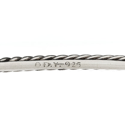 David Yurman Sterling Silver 3.5mm Cable Classics Bangle Bracelet 3 of 3