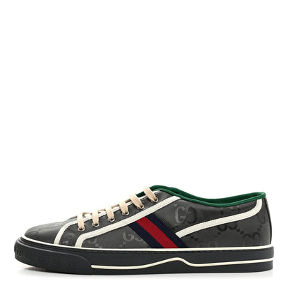 Gucci Econyl Nylon Web Monogram Off The Grid Mens 1977 Tennis Sneakers 12  12 Dark Grey 1 of 8