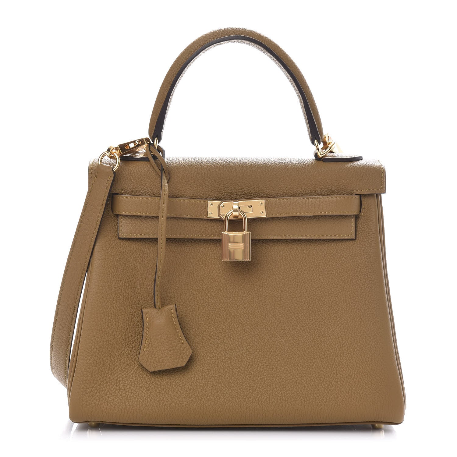 Hermes Togo Kelly Retourne 25 Bronze Dore 1 of 36