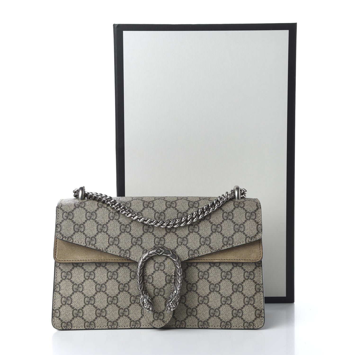 Gucci GG Supreme Monogram Small Dionysus Shoulder Bag Taupe 11 of 11