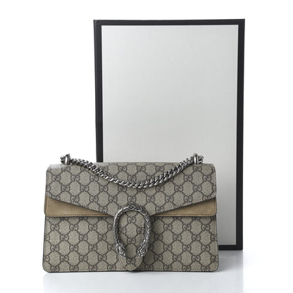 Gucci GG Supreme Monogram Small Dionysus Shoulder Bag Taupe 11 of 11