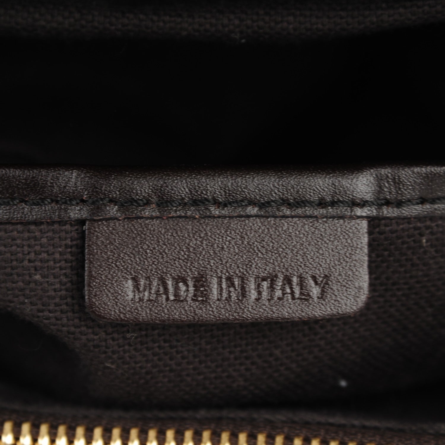 Burberry Haymarket Check Medium Golderton Tote Chocolate 6 of 10