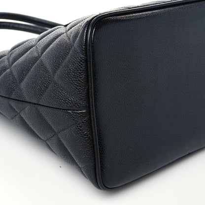 Chanel Caviar Quilted Medallion Tote Black 9 of 11